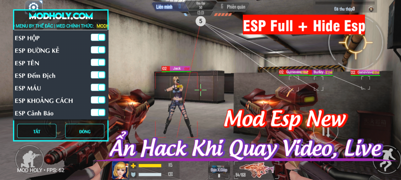 <b>MOD MENU VIP: TẬP KÍCH</b>